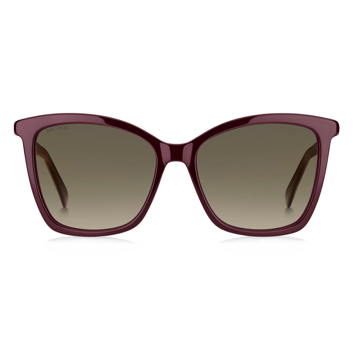 Jimmy Choo Damensonnenbrille Jimmy Choo S Silberfarben Burgunderrot