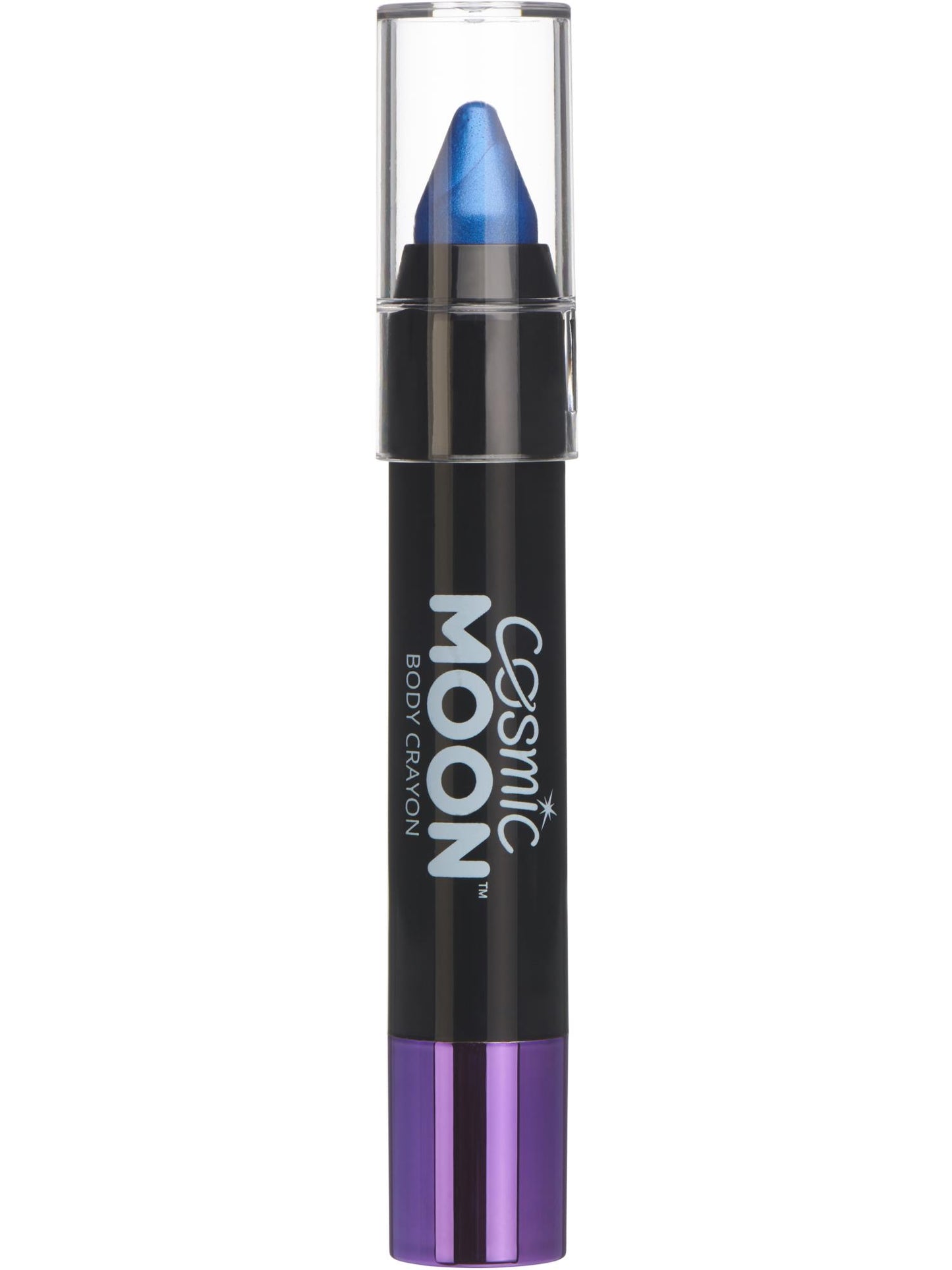 Smiffys Cosmic Moon Metallic Body Crayons, Blue CD für Unisex