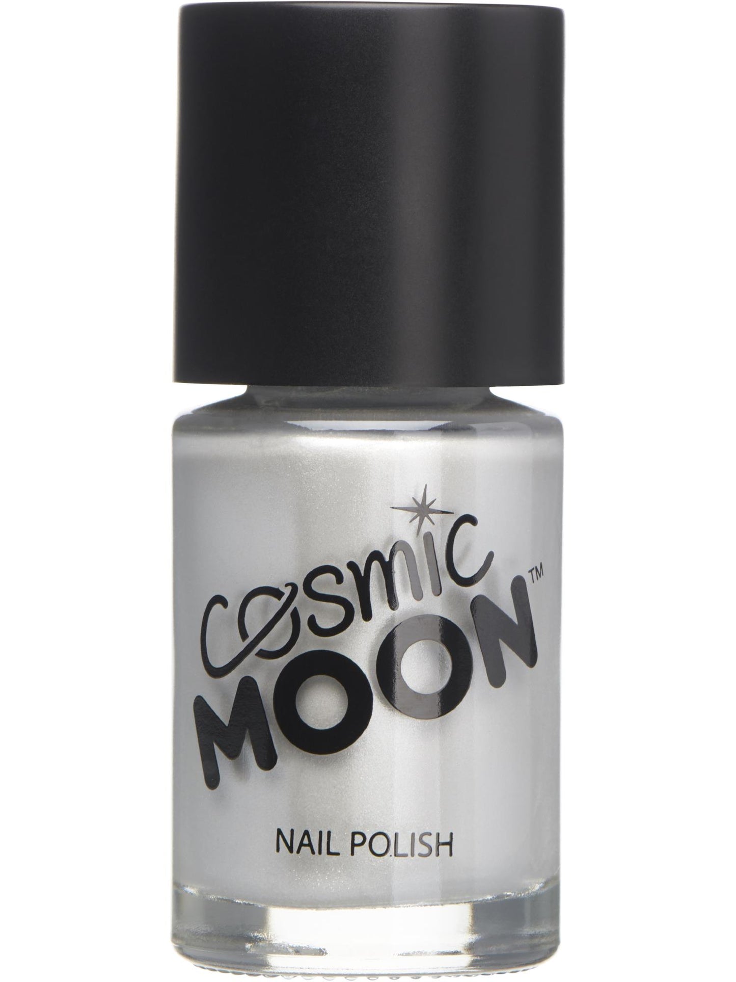 Smiffys Cosmic Moon Metallic Nail Polish, Silver CD für Unisex