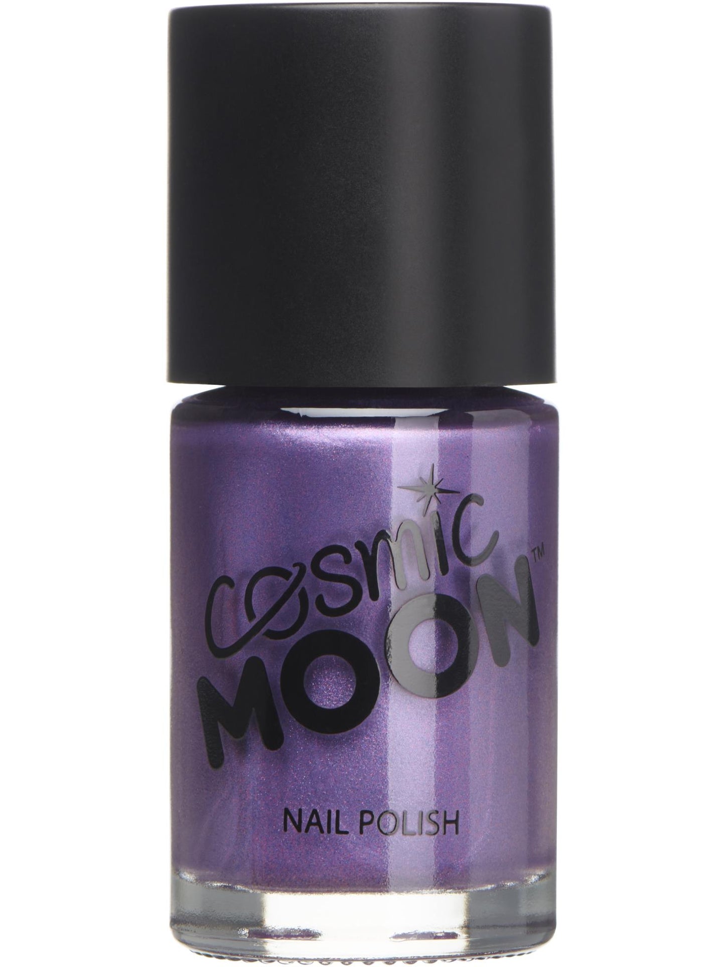 Smiffys Cosmic Moon Metallic Nail Polish, Purple CD für Unisex