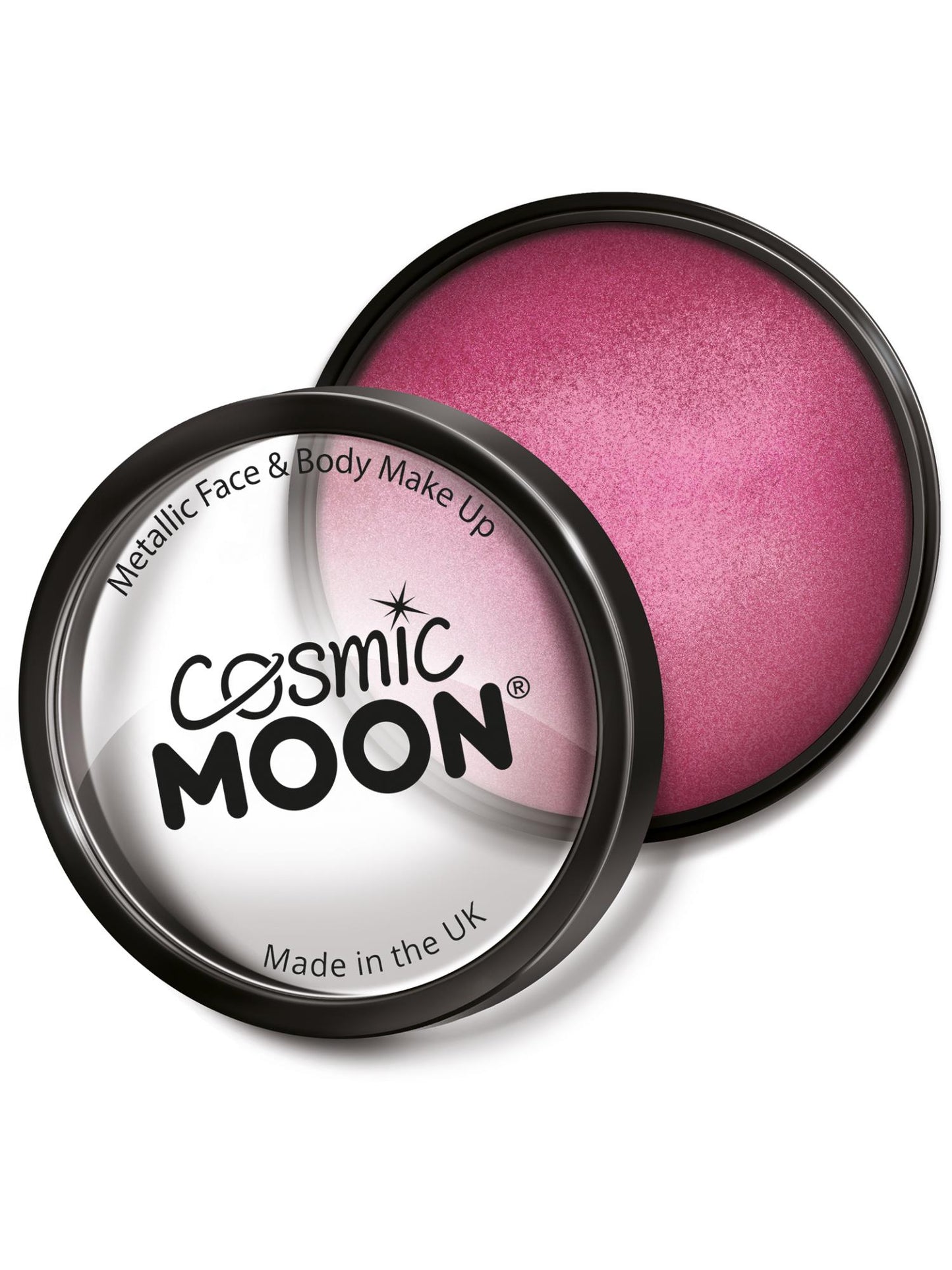 Smiffys Cosmic Moon Metallic Pro Face Paint Cake Pots, Pin CD für Unisex