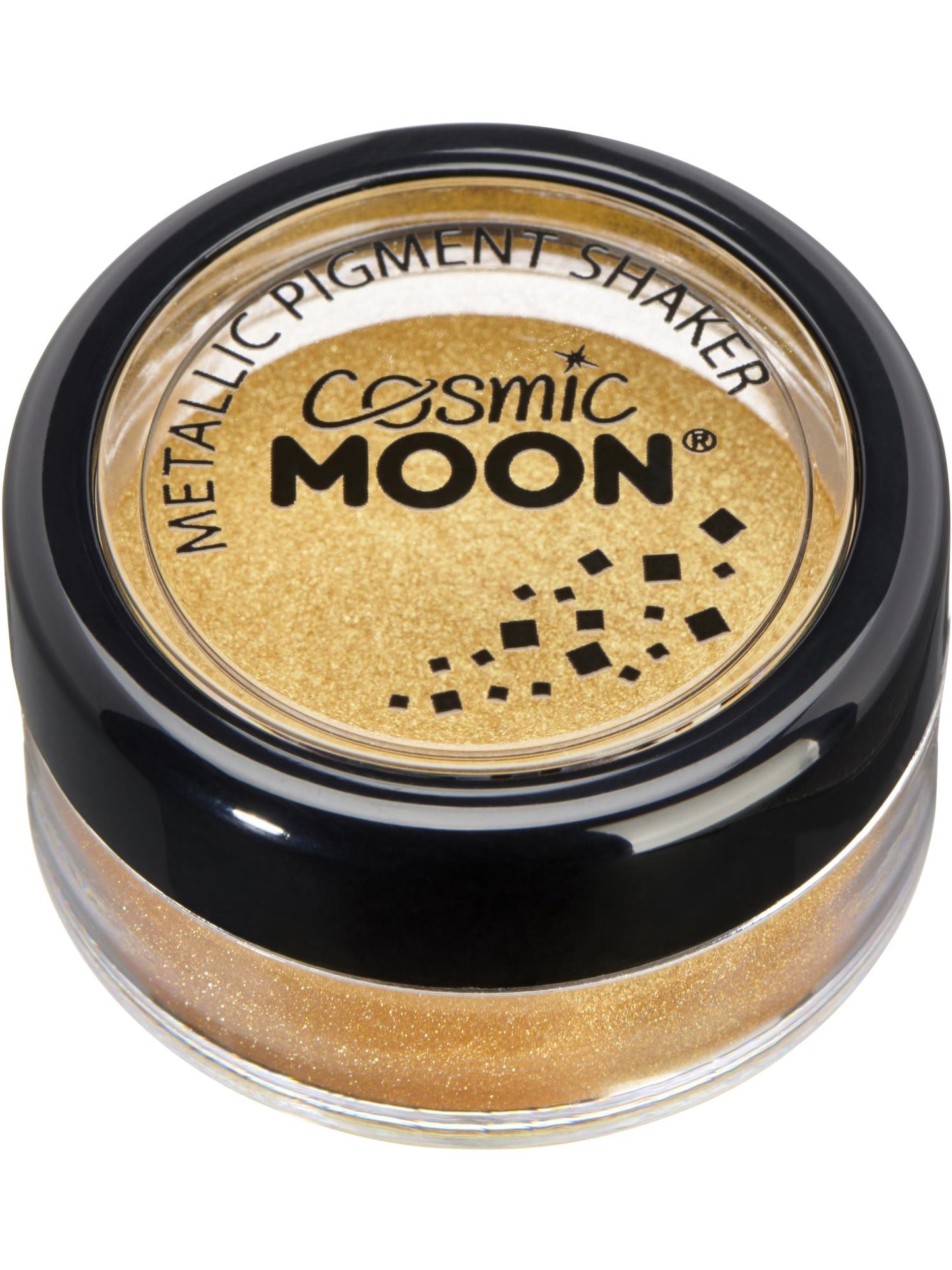 Smiffys Cosmic Moon Metallic Pigment Shaker, Gold CD für Unisex