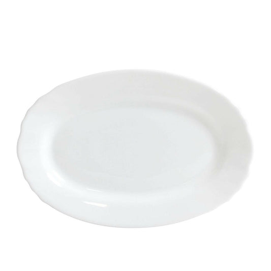 Kochschüssel Bormioli Ebro Glas Oval 23 x 15,5 x 2,1 cm (24 Stück)