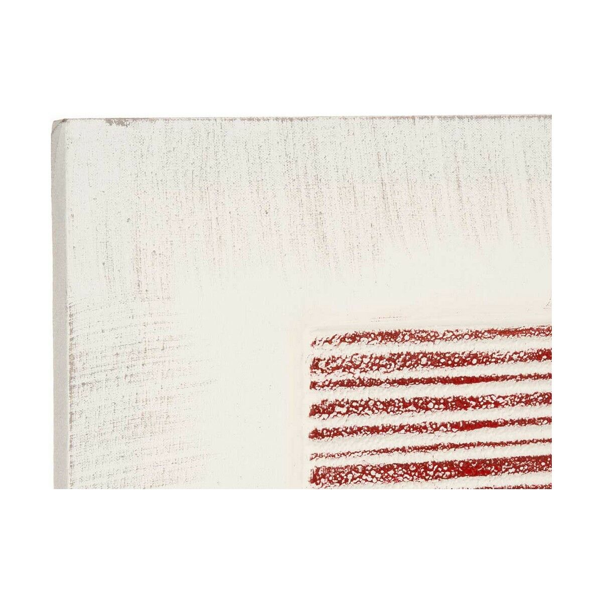 Gift Decor Leinwand 2er-Set mit weissen und rosa Streifen und Relief, 110 × 60 × 2,5 cm – Detailansicht