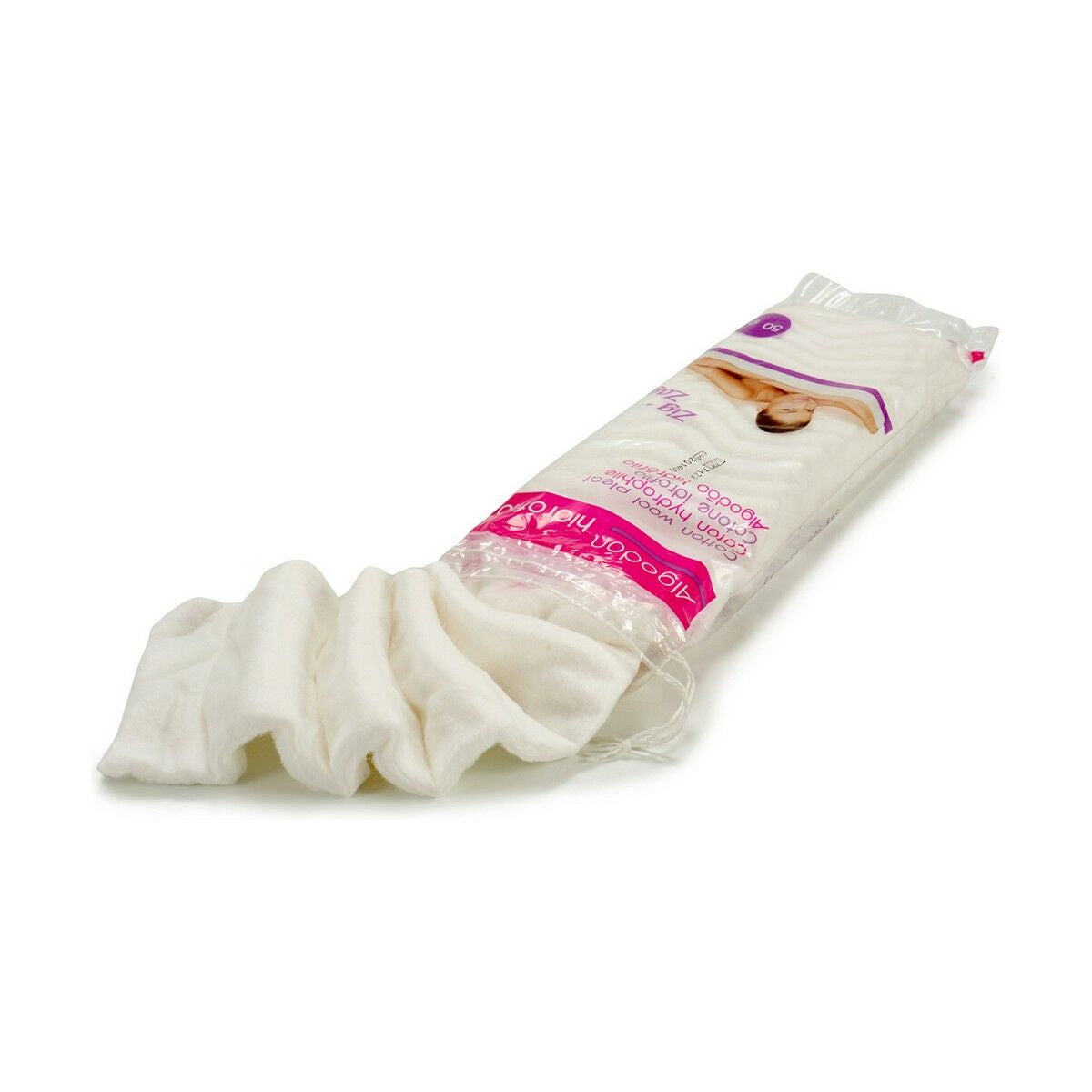 BigBuy Home Weisse Baumwolle 50 g, 24 Stück – Hygieneartikel für den Verbandskasten – Detailansicht