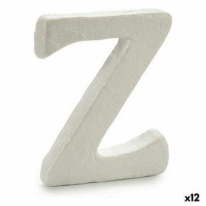 Pincello Buchstabe Z aus weissem Polystyrol, 12 Stück – Produktansicht