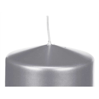 Acorde silberfarbene Wachskerzen im 12er-Set, ca. 9 x 10 x 9 cm – Detailansicht