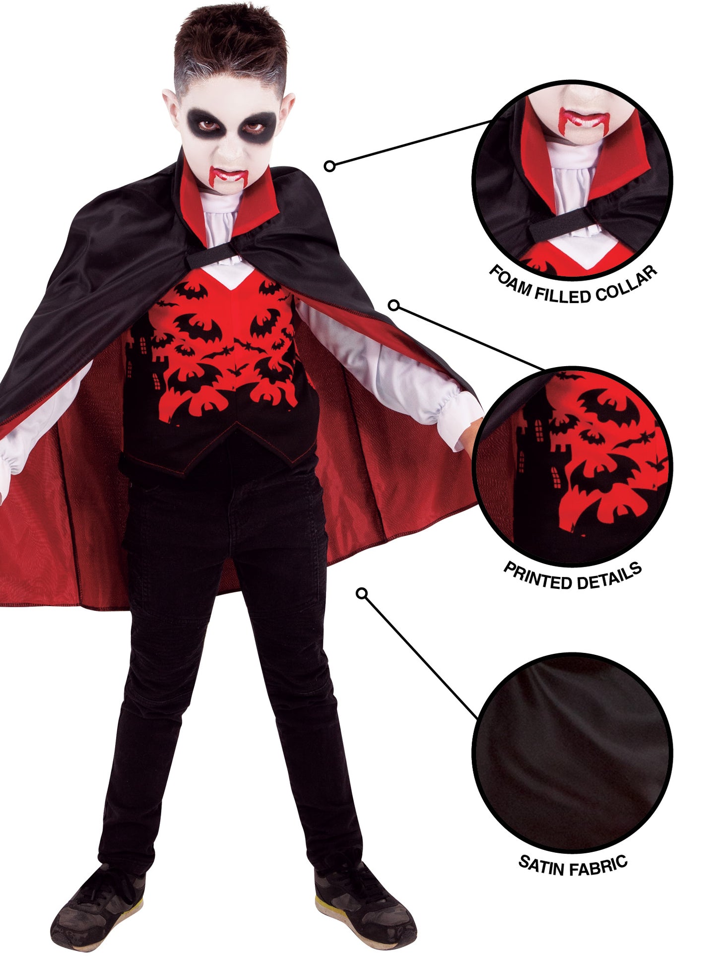 Rubies Vampire Boy Kinderkostüm für Jungen