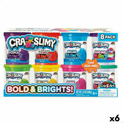 Cra-Z-Art Bold&Brights Slime-Knetspiel mit 6 Stück – Produktansicht