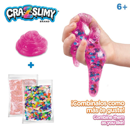 Cra-Z-Art Bold&Brights Slime-Knetspiel mit 6 Stück – Seitenansicht