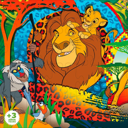 The Lion King Kinderpuzzle beidseitig mit 24 Teilen, 12 Stück – Ansicht 7