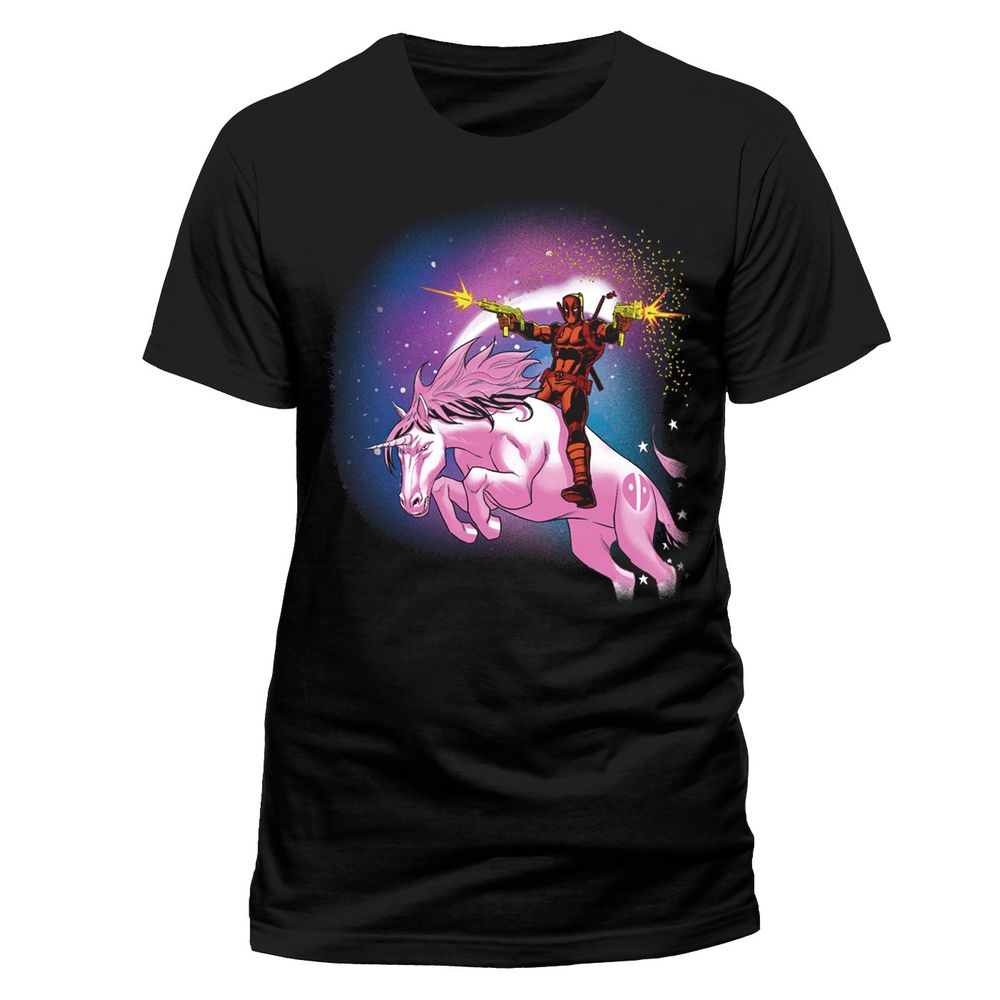 Rubies Deadpool Unicorn Unisex T-Shirt T-Shirts