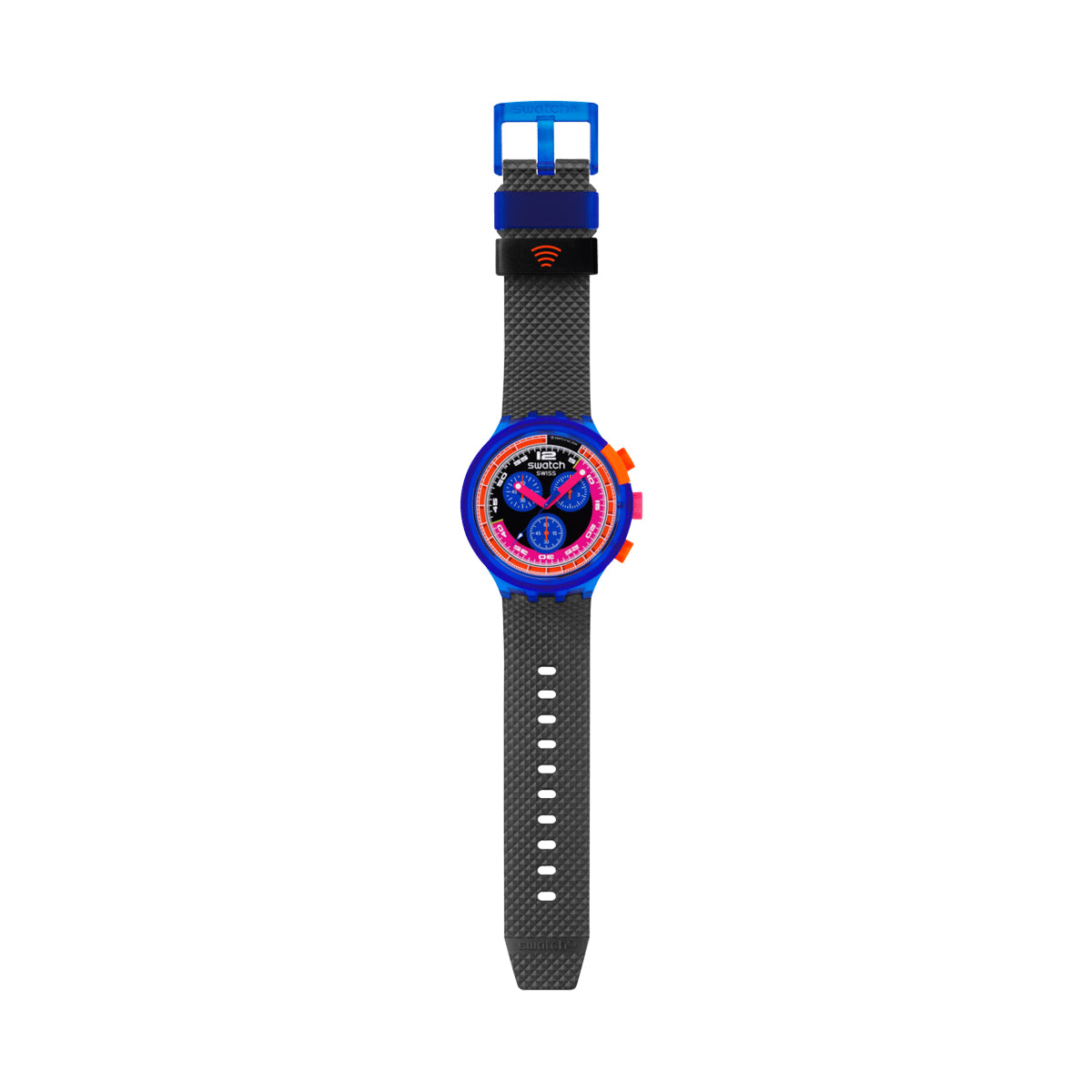 Swatch Neon Party To The Max Pay! Armbanduhr – Detailansicht