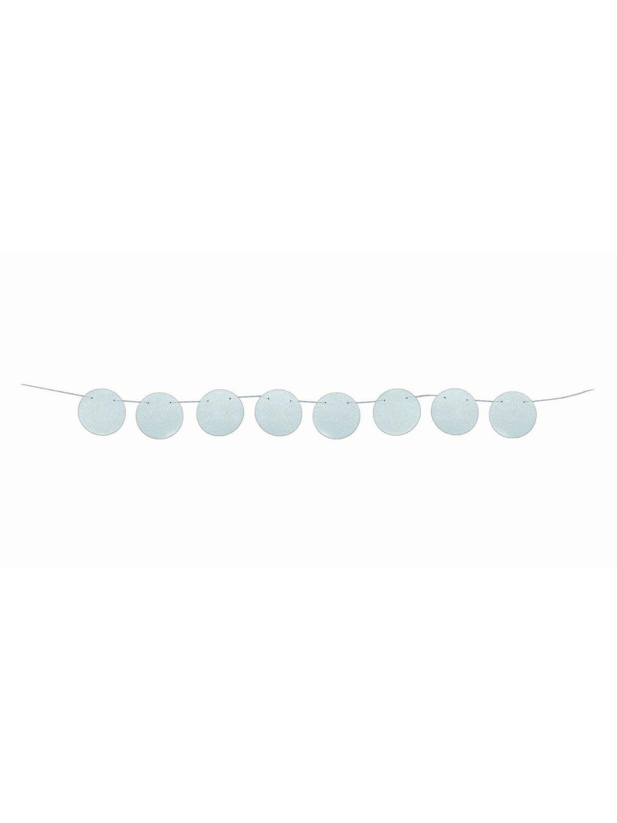 Rubies Banner Diam Crle Lgt Blu 2.4m 8pcs/pk Party Accessories
