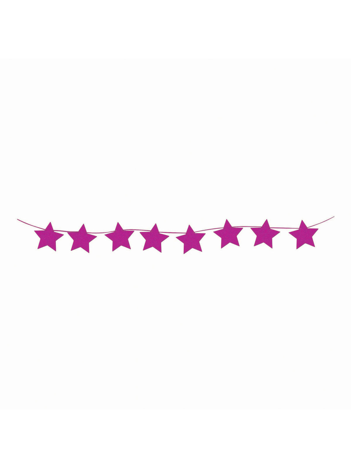 Rubies Generic Banner Diam Star Ht Pink 2.4m 8pcs/pk Party Accessories