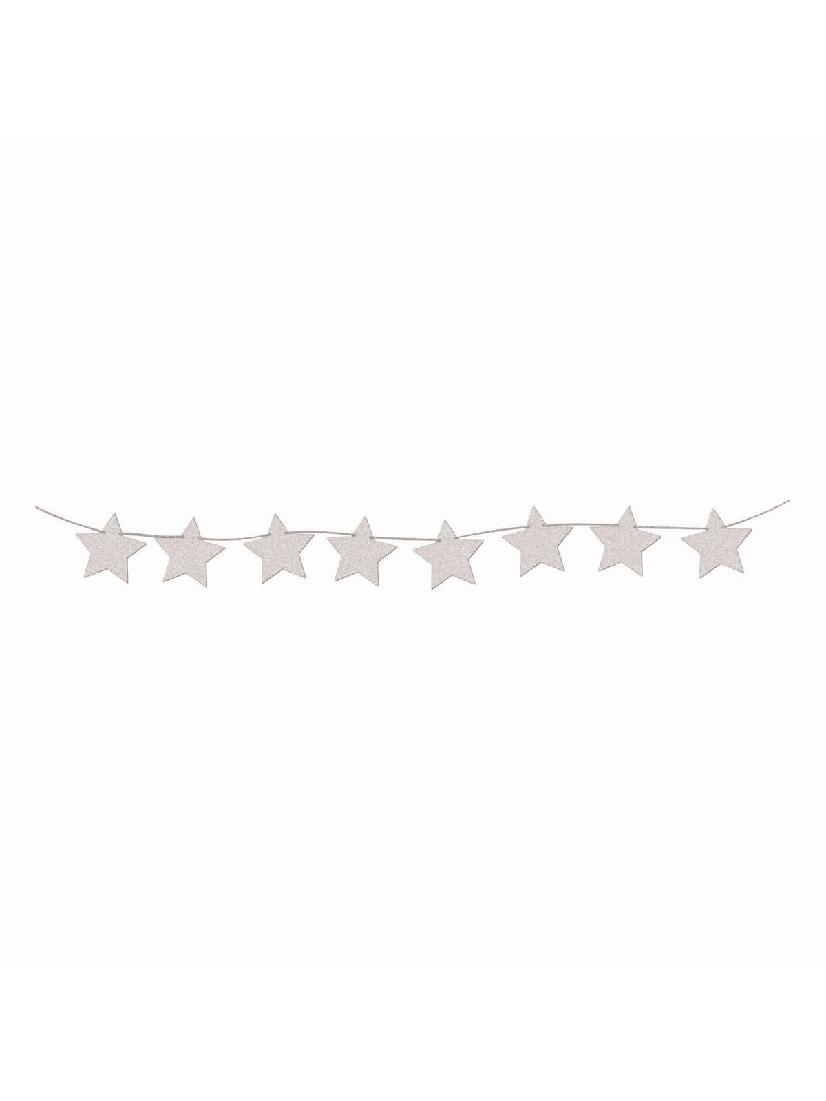 Rubies Banner Diam Star Silver 2.4m 8pcs/pk Party Accessories