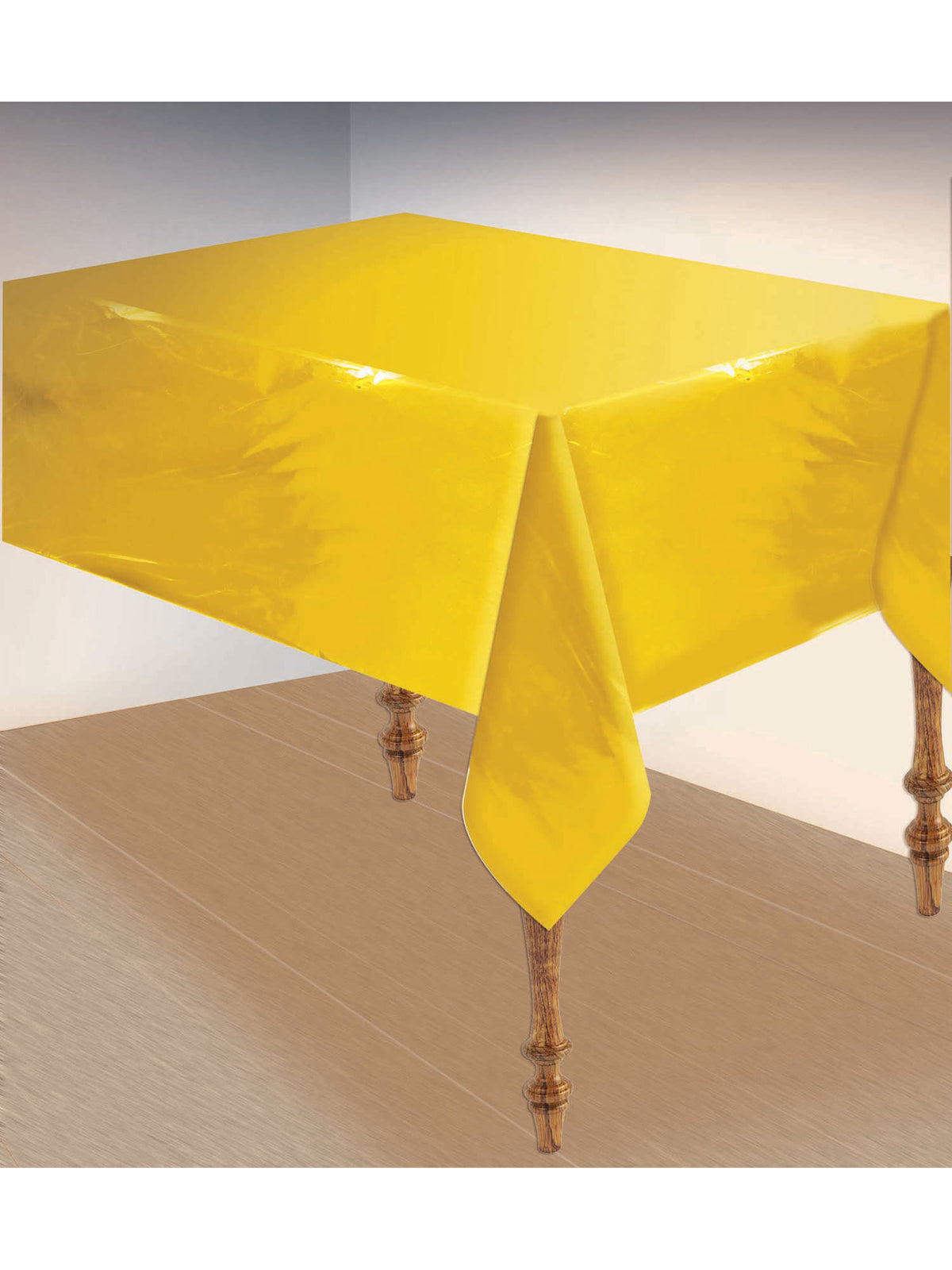 Rubies Generic Gold Metallic Table Cover? 135X 270Cm Tablewear