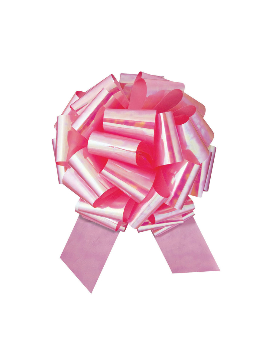 Rubies Pull Bow Pink Iridescent Geschenkrosette 35 cm