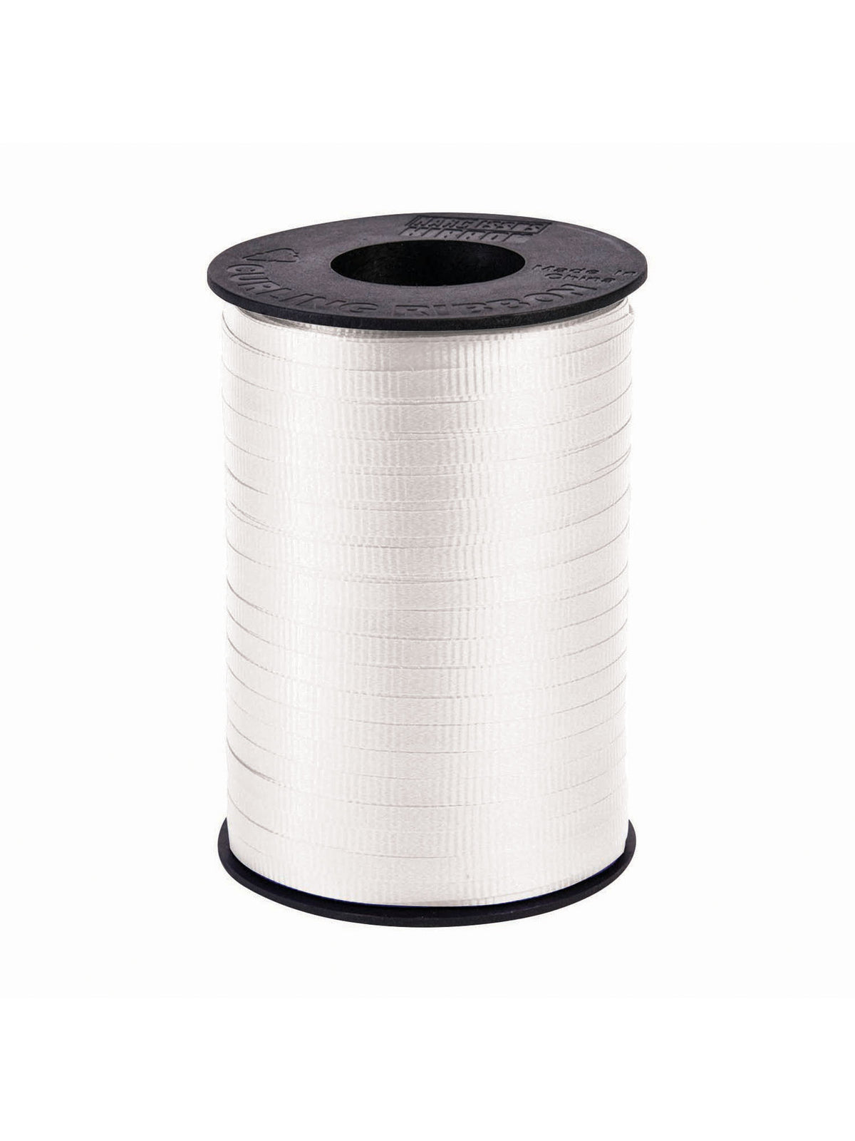 Rubies Curling Ribbon White 4.7mm x 457m Packaging and Wrapping