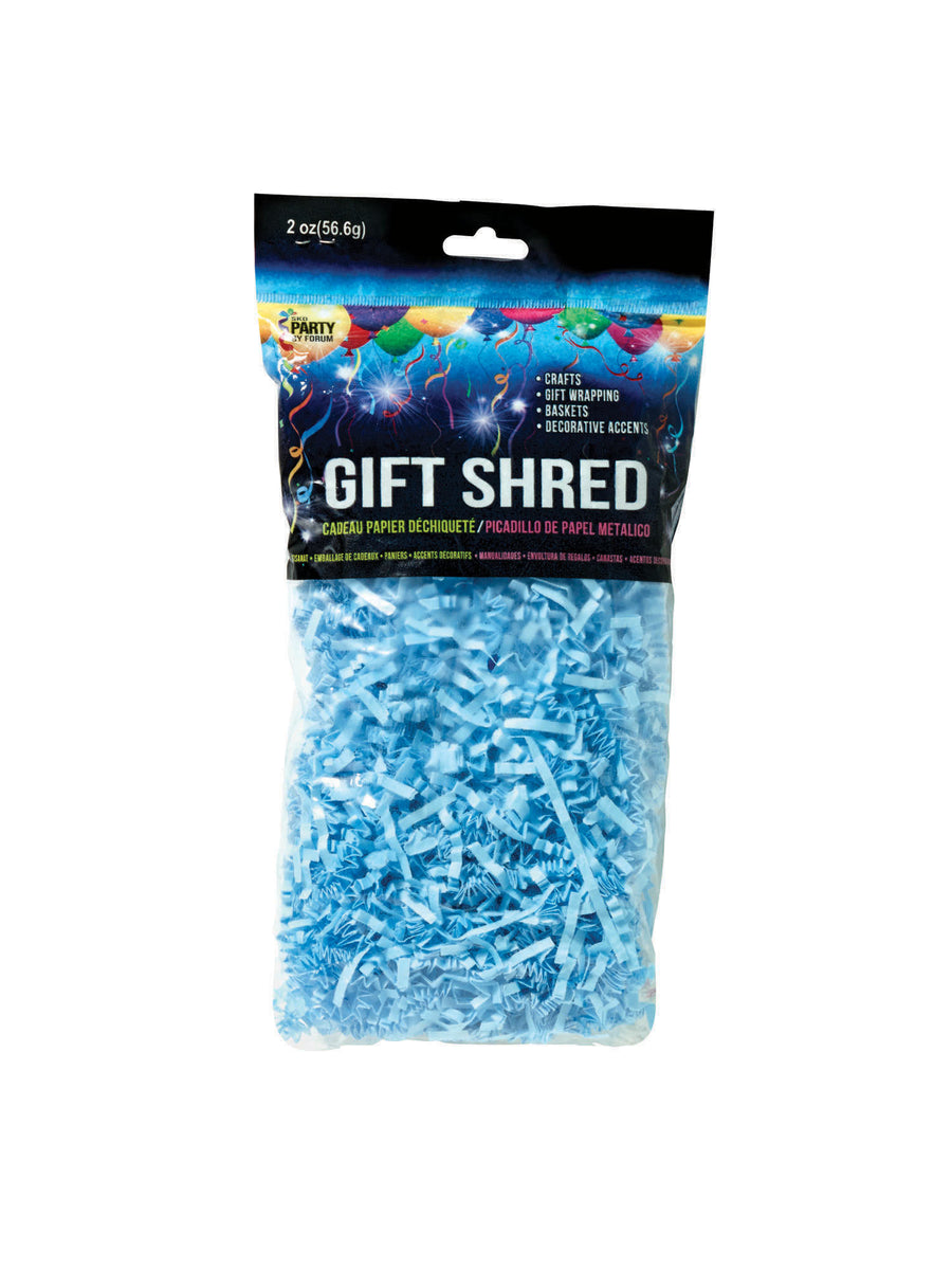 Rubies Paper Shred hellblau 56 g Papierfüllmaterial