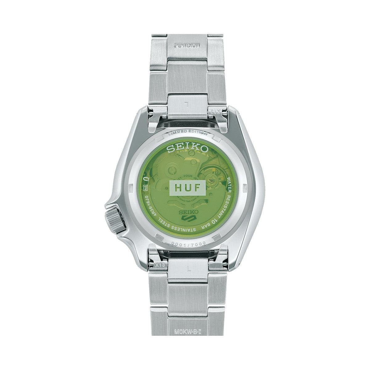SEIKO 5 Sports HUF Collaboration Limited Edition SRPL33K1 Uhr – Detailansicht