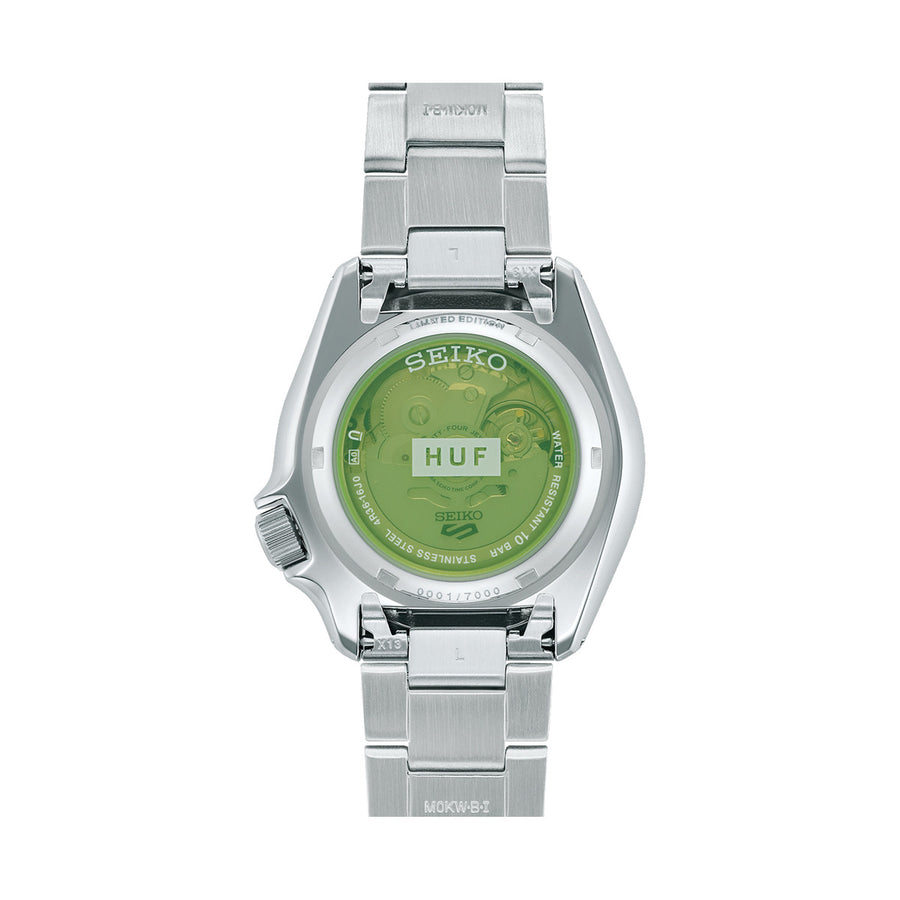 SEIKO 5 Sports HUF Collaboration Limited Edition SRPL33K1 Uhr – Detailansicht