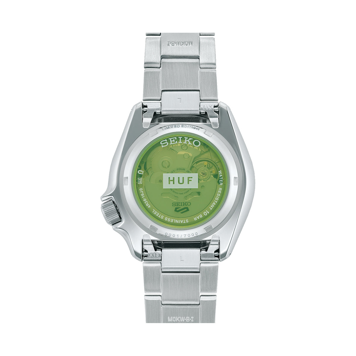 SEIKO 5 Sports HUF Collaboration Limited Edition SRPL33K1 Uhr – Seitenansicht