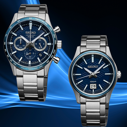 Seiko SSB445P1 Chronograph Armbanduhr – Seitenansicht