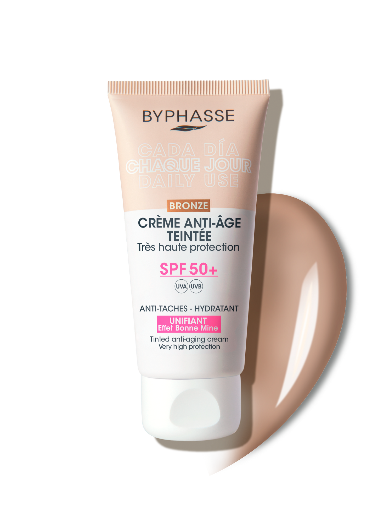 BYPHASSE BYPHASSE Antioxidative Gesichtscreme mit Farbe SPF 50 Bronze 50 ml Kosmetik