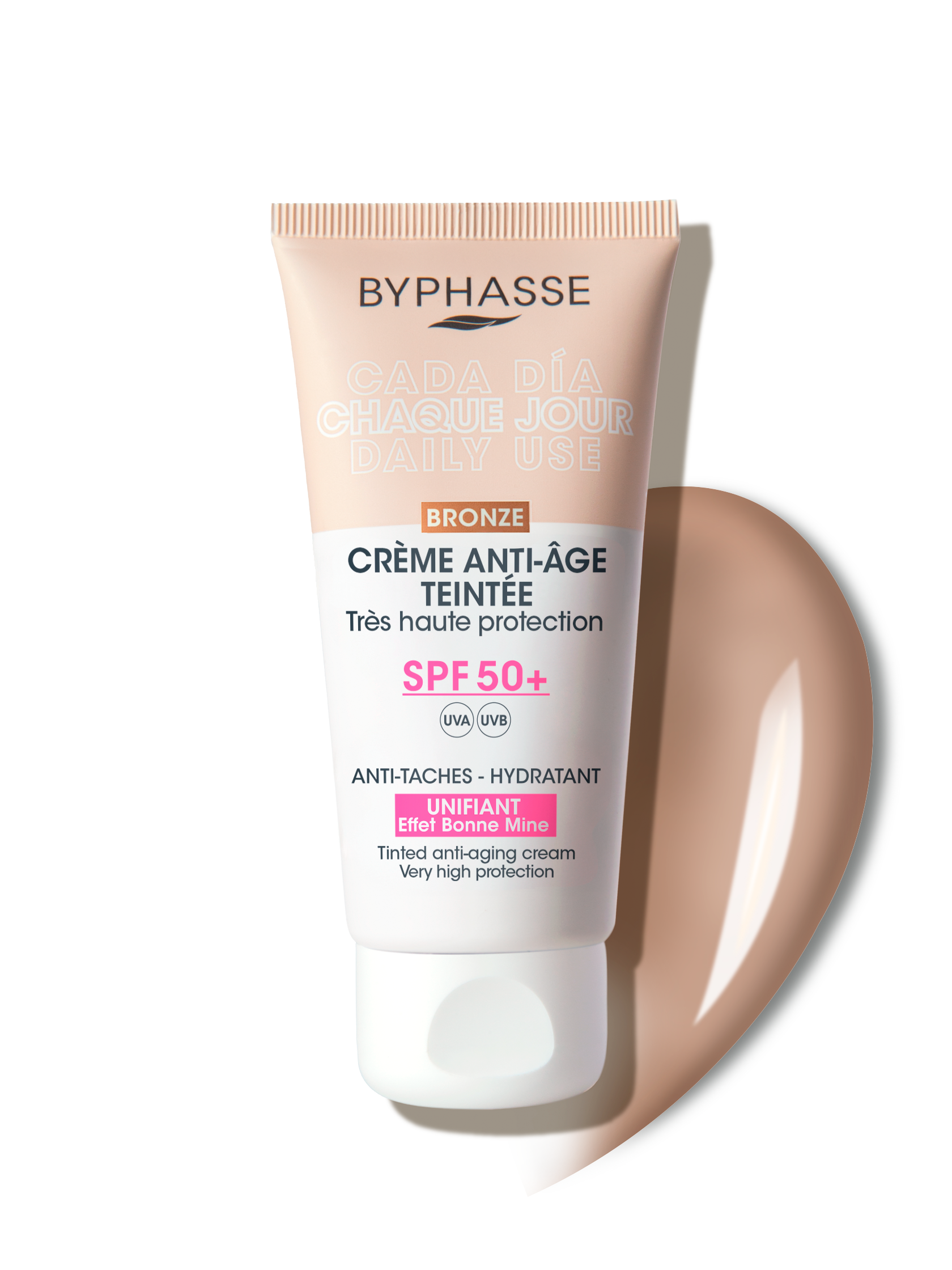 BYPHASSE BYPHASSE Antioxidative Gesichtscreme mit Farbe SPF 50 Bronze 50 ml Kosmetik