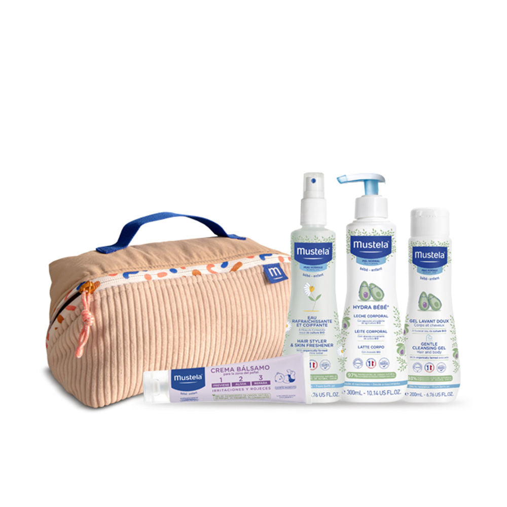 BABY-CHILD CLAY VANITY TOILETRY CASE 5 pc