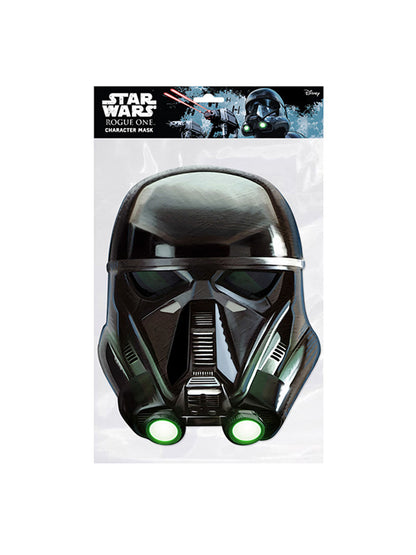 Rubies DEATH TROOPER CARD MASK Cardboard Masks(Mask-arade)