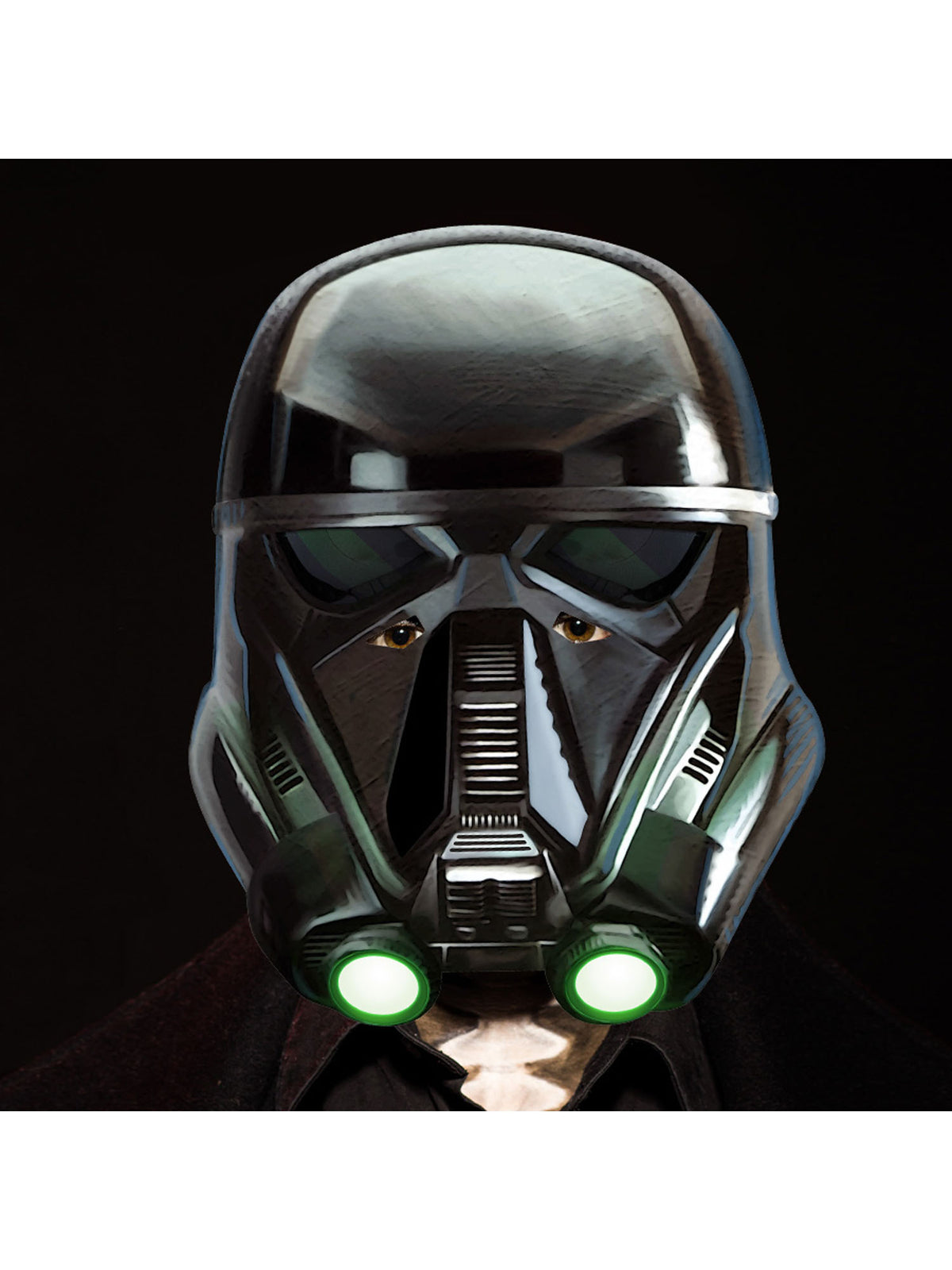 Rubies DEATH TROOPER CARD MASK Cardboard Masks(Mask-arade)
