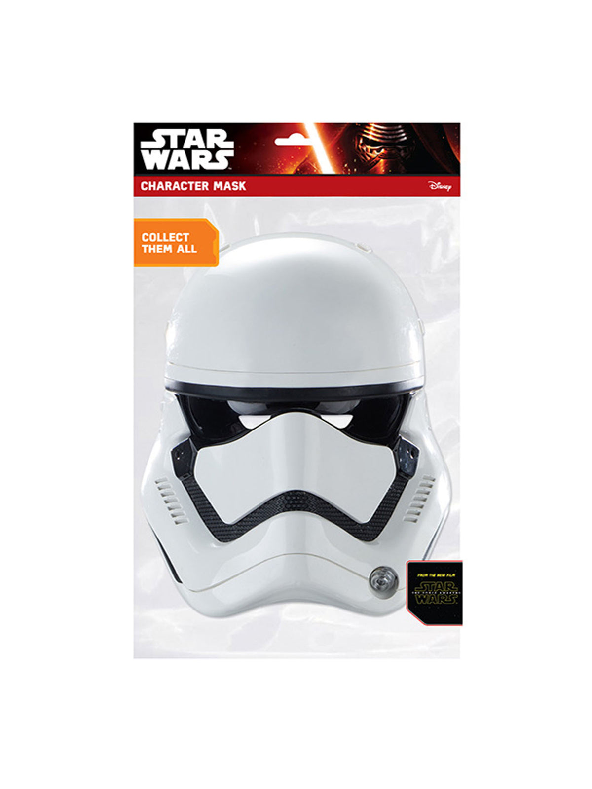 Rubies STORMTROOPER FORCE CARD MASK Cardboard Masks(Mask-arade)