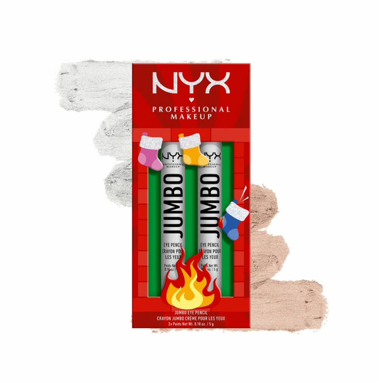 NYX NYX Jumbo Eye Pencil Duo 2 Stück Kajalstifte Augen-Make-up Set Kosmetik