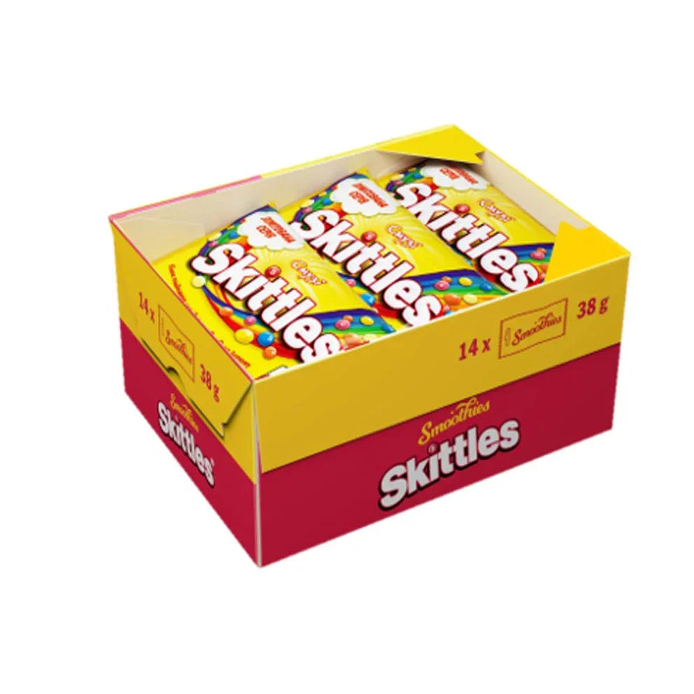 Skittles Kaudragees Smoothies 14 x 38 g Pack 532 g Gesamtgewicht