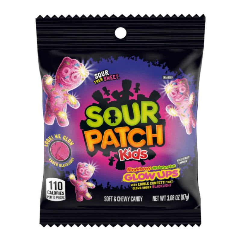 Sour Patch Kids Glowups 87g Produktbild – Produktansicht