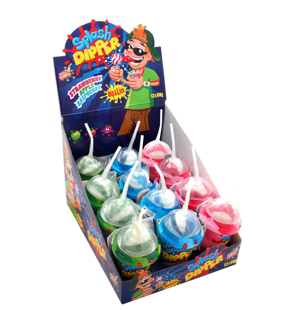 Sweet Flash Splash dipper Lollipop & Pulver 50 g