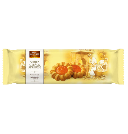 Feiny Biscuits Spritzgebäck Aprikose 235 g – fruchtiges Süssgebäck