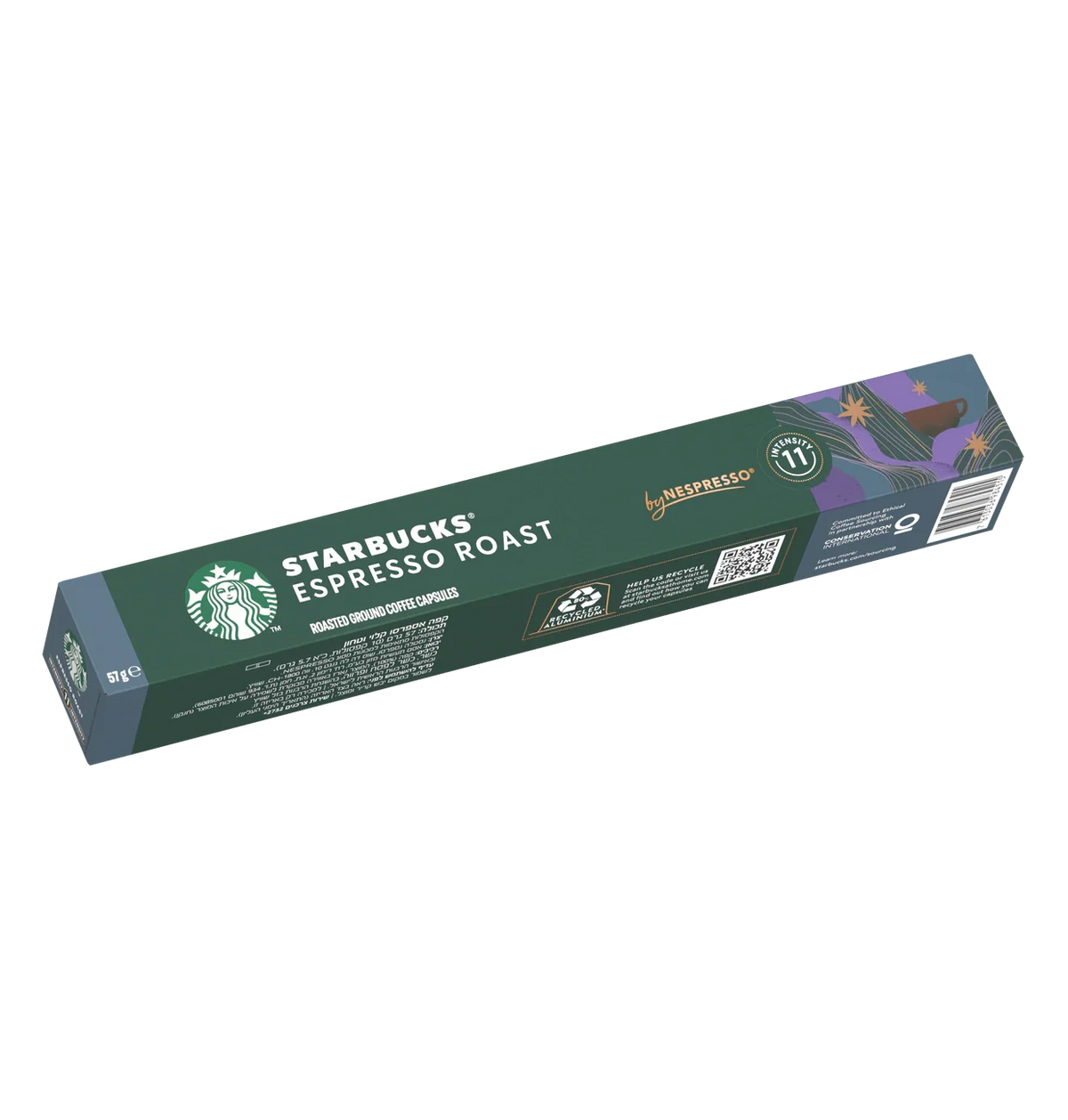Starbucks Kaffekapseln Espresso Roast 10er Pack für Nespresso Intensität 11