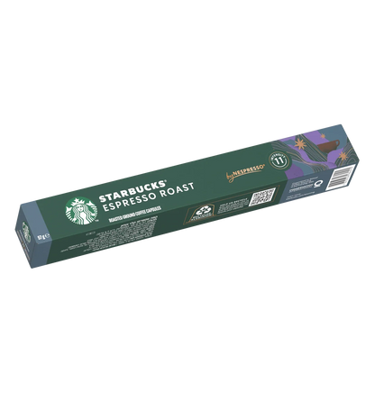 Starbucks Kaffekapseln Espresso Roast 10er Pack für Nespresso Intensität 11