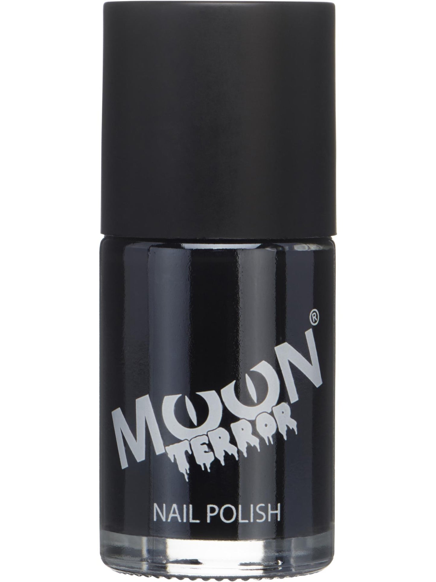 Smiffys Moon Terror Halloween Nail Polish, Black CD für Unisex