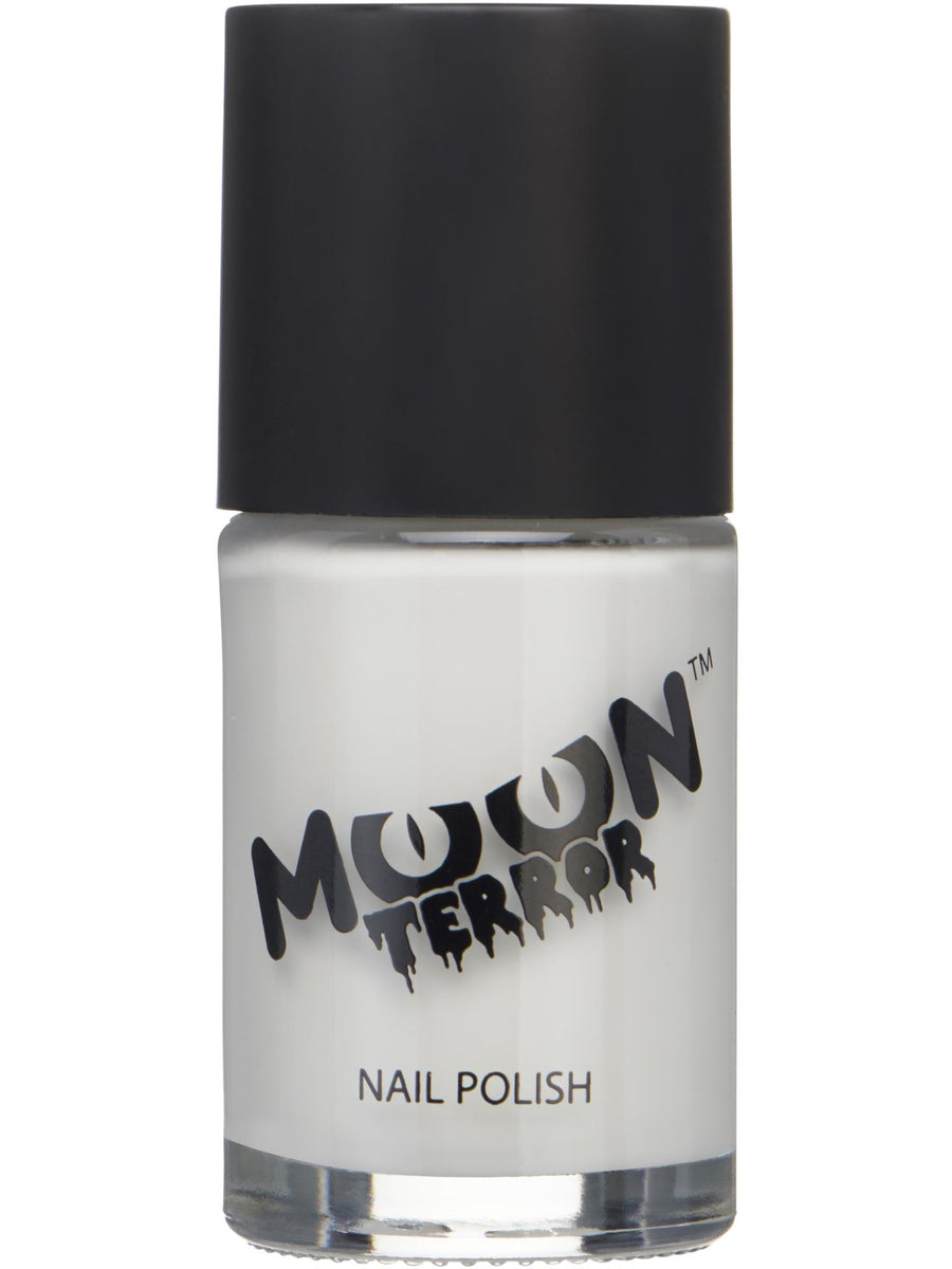 Smiffys Moon Terror Halloween-Nagellack Weiss 14 ml