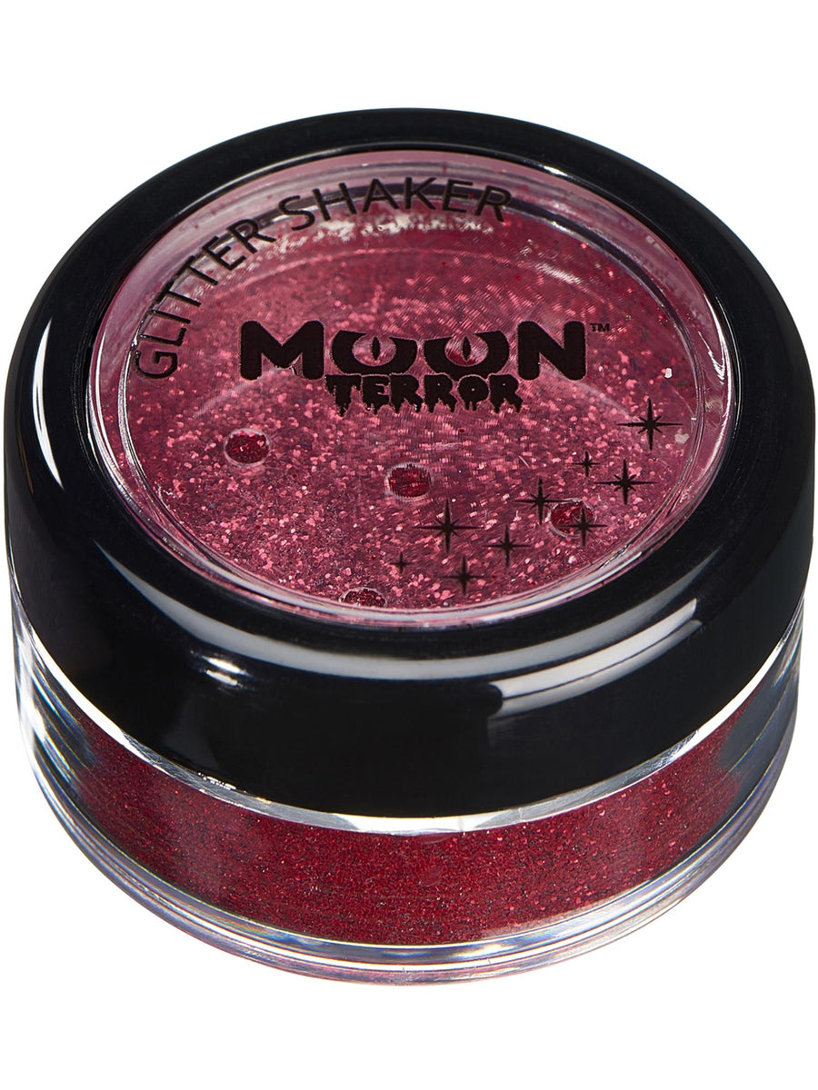 Smiffys Moon Terror Halloween Glitter Shakers Rot Single 4,2 g