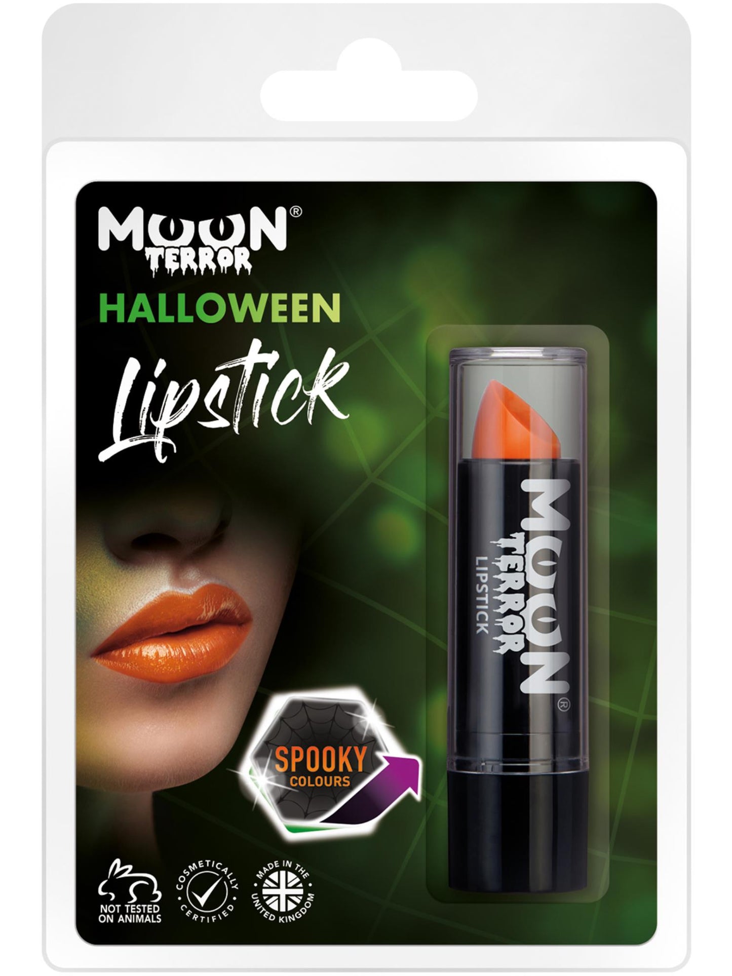 Smiffys Moon Terror Halloween Lipstick, Orange CD für Unisex