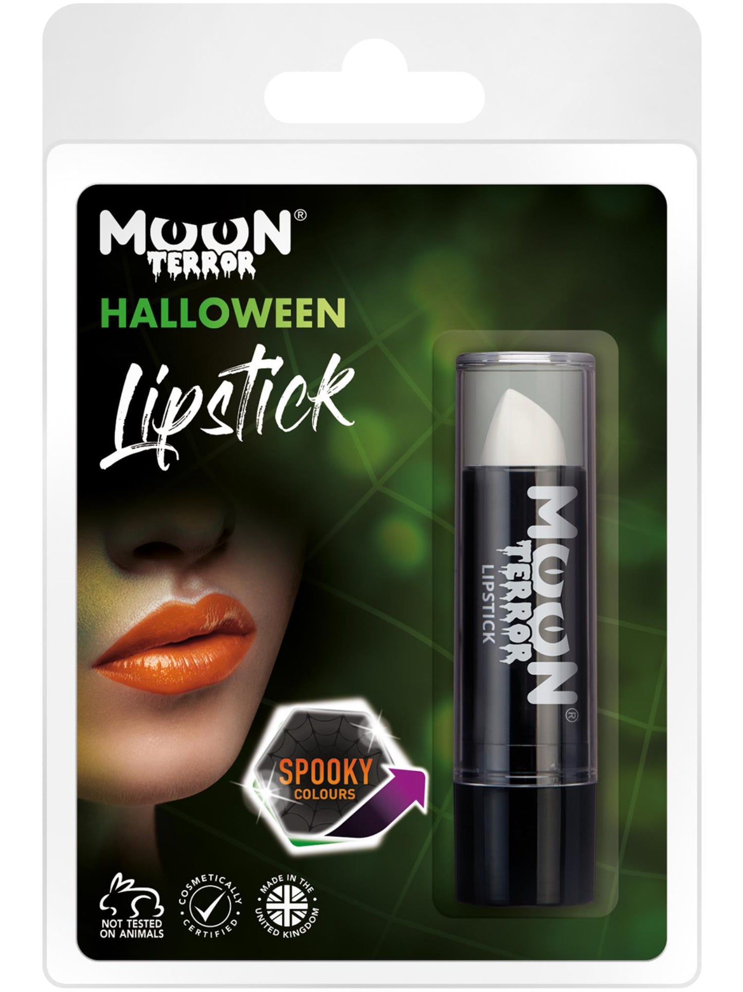Smiffys Moon Terror Halloween Lipstick, White CD für Unisex