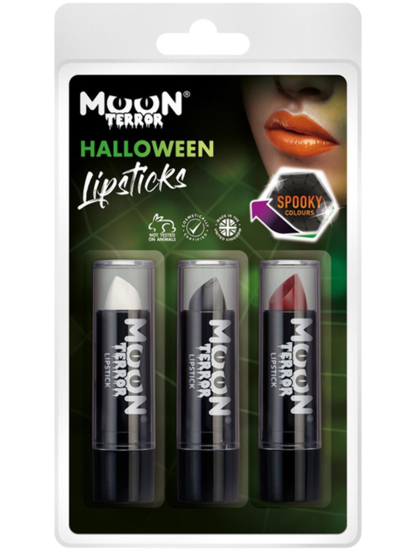Smiffys Moon Terror Halloween Lipstick, Red CD für Unisex