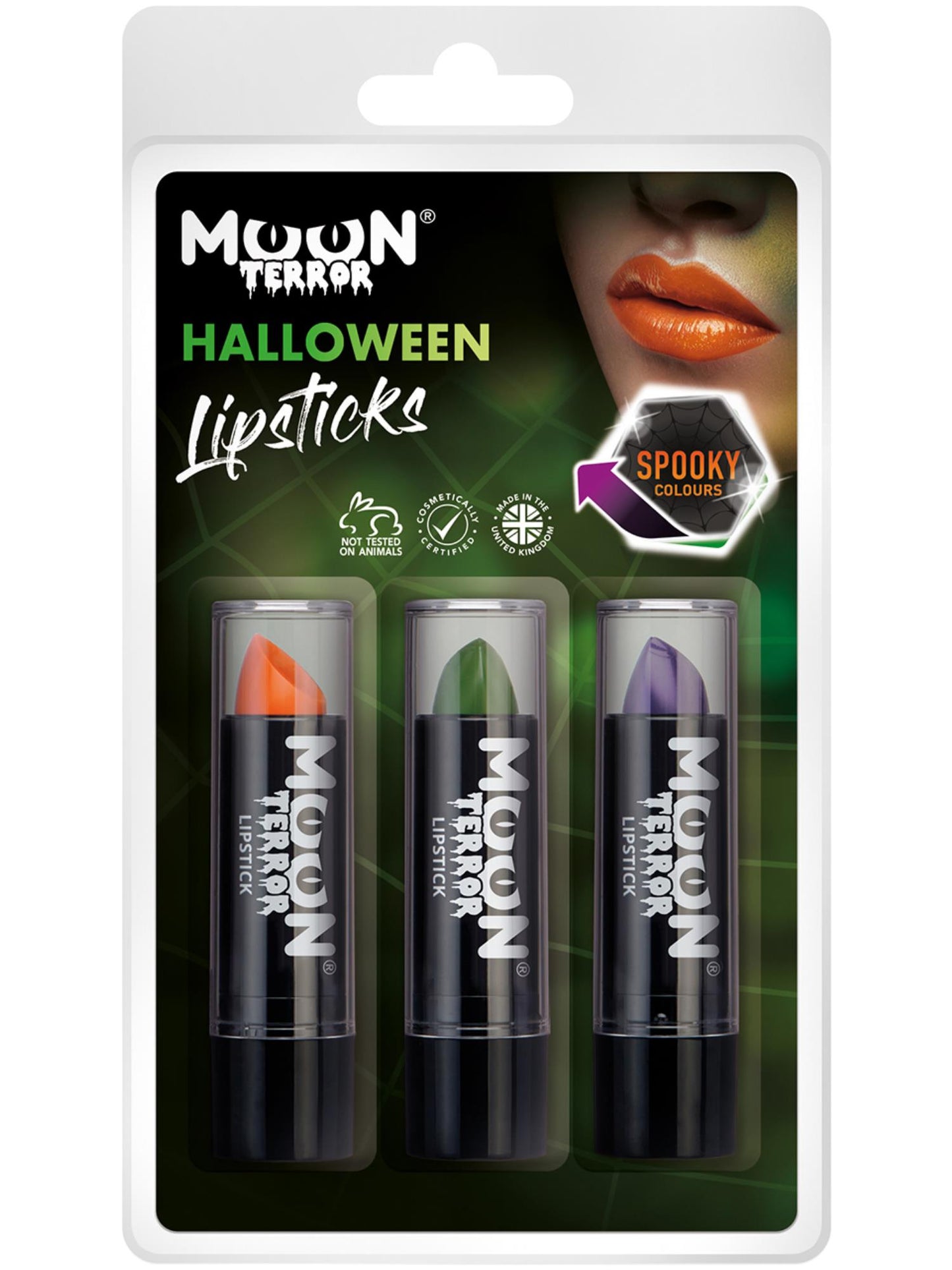 Smiffys Moon Terror Halloween Lipstick, Assorted CD für Unisex