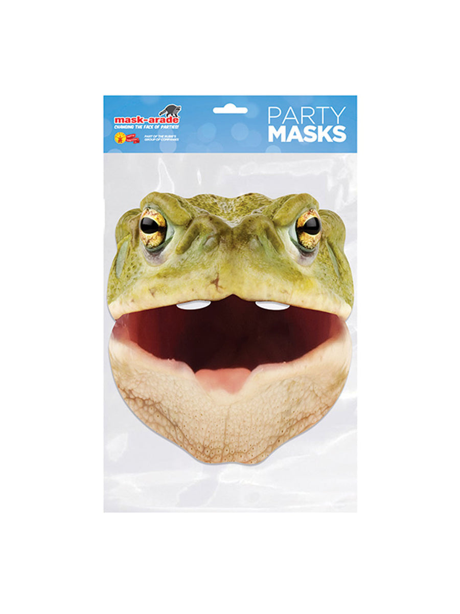 Rubies Toad Tiermaske aus Karton mit Krötenmotiv – Produktansicht