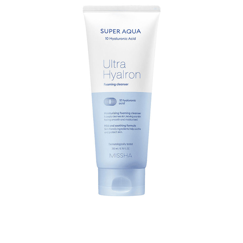 SUPER AQUA ultra hyalron foaming cleanser 200 ml